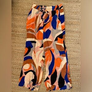 Wide leg lightweight pants